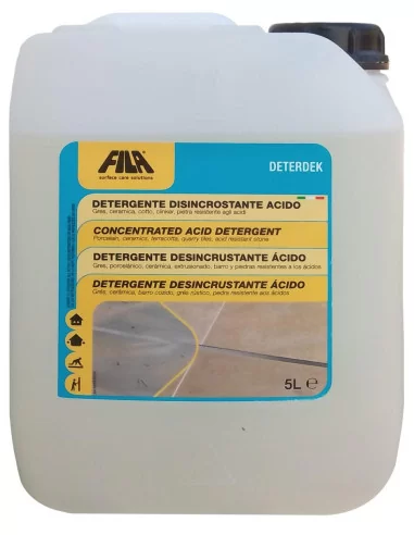 Fila Deterdek Pro desincrustante ácido para cerámica
