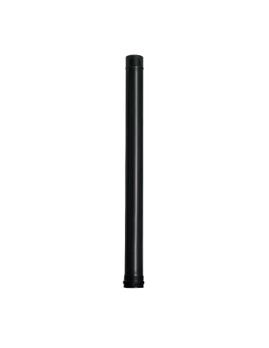 Wolfpack Tubo de Estufa Pellet Acero Vitrificado Negro Ø 80 mm. Longitud 100 cm. Estufas de Leña, Chimenea, Alta resistencia,